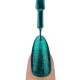 Vernis bleu turquoise pailleté Liquid Xmas