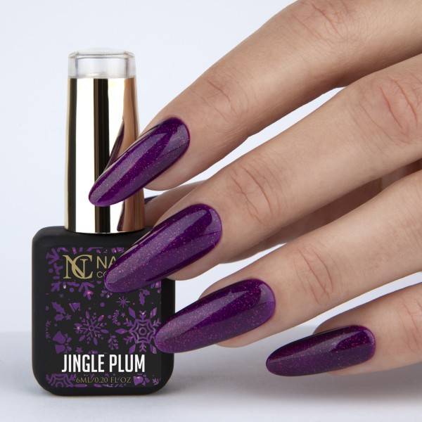 Vernis violet pailleté Jingle Plum - 6ml