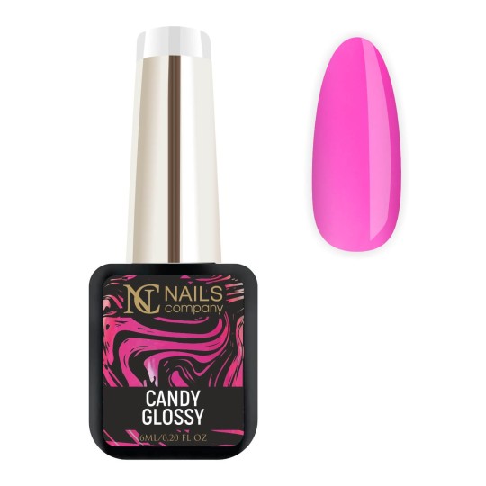 Vernis semi transparent rose Candy Glossy