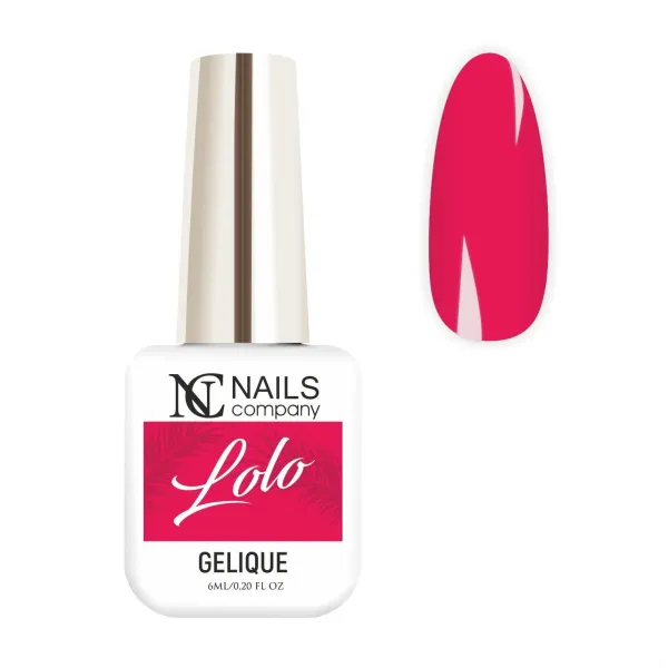 Vernis semi permanent rose framboise Lolo