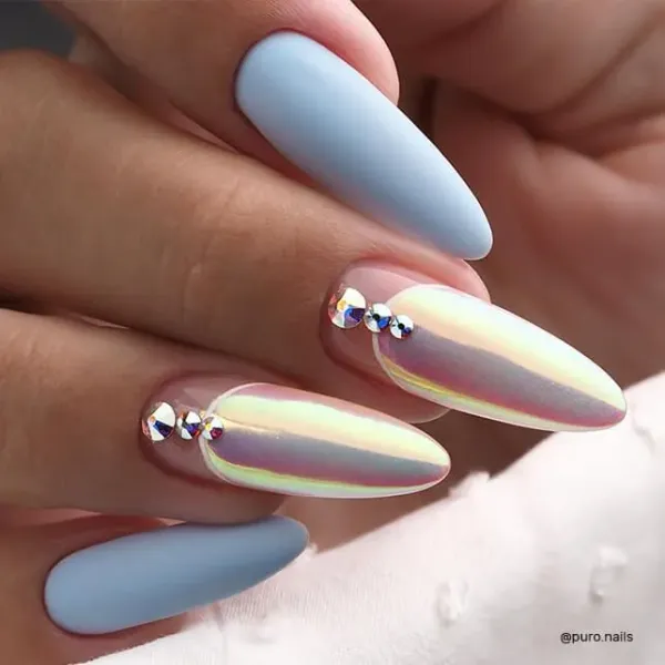 Vernis semi permanent gris bleuté Kahakai 🔵