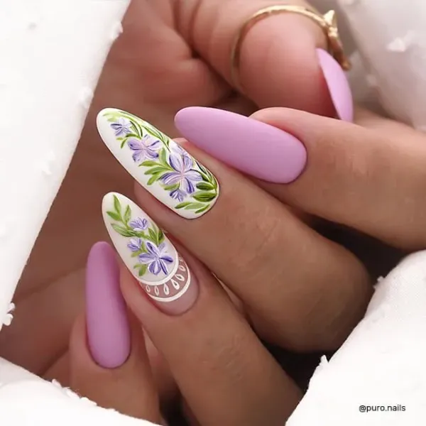 Vernis semi permanent violet Lei 🟣