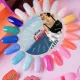 Vernis semi permanent bleu ciel Paella