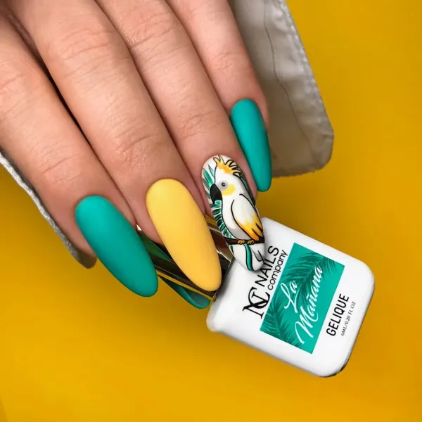 Vernis semi permanent vert La Manana