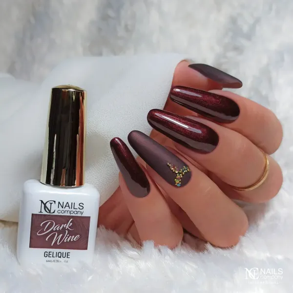 Vernis semi permanent rouge Dark Wine