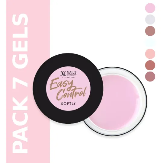 Pack de 7 gels UV sans limage Easy Control