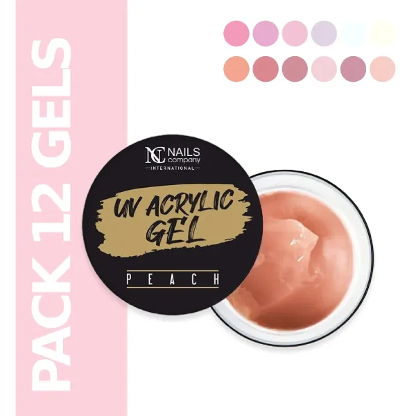 Pack de 12 acrygels Nails Company