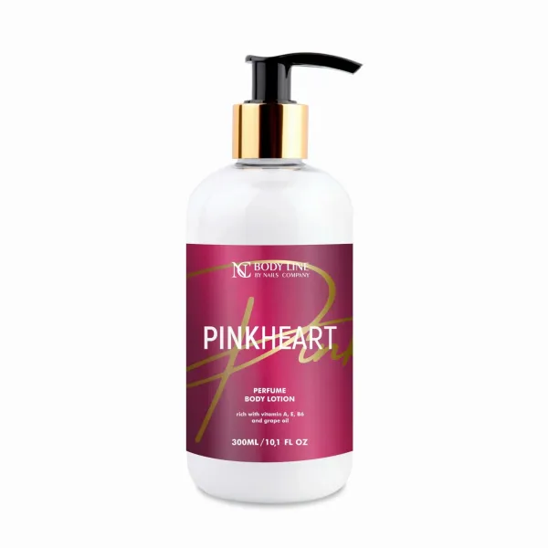 Lotion pour le corps et les mains Pink Heart - 300ml