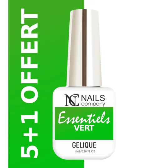 Pack de 6 vernis semi permanents vert dont 1 offert