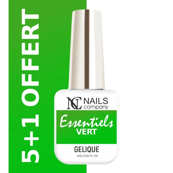 Pack de 6 vernis semi permanents vert dont 1 offert