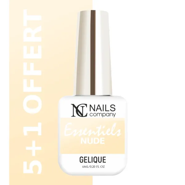 Pack de 6 vernis semi permanents nude dont 1 offert