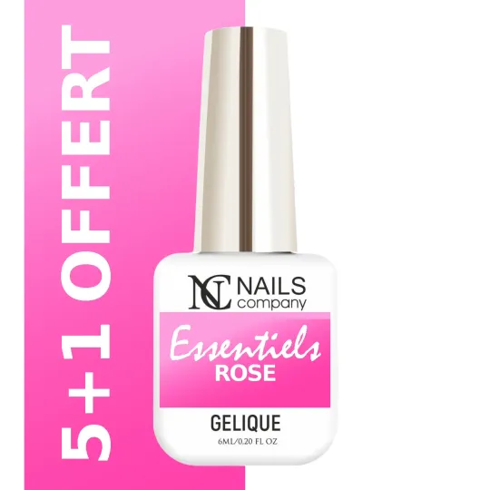 Pack de 6 vernis semi permanents rose dont 1 offert