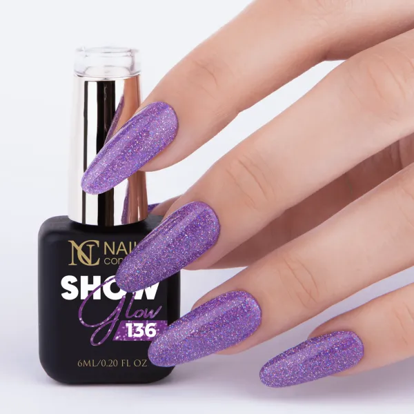 Vernis semi-permanent Show Glow 136 🟣