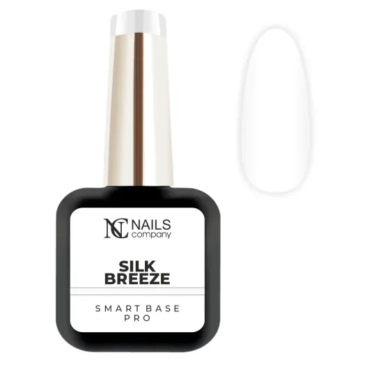 La Smart Base pro Silk Breeze est une rubber base blanc laiteux