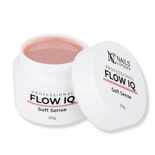 Gel UV de construction rose clair Soft Sense de la collection Flow IQ