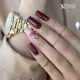 Vernis semi permanent rouge foncé City Flirt