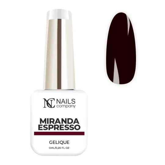 Vernis semi permanent brun foncé Mirando Espresso de la collection Big City Love.