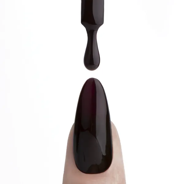 Vernis semi permanent brun foncé Mirando Espresso