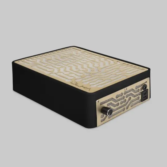 Aspirateur à ongles noir et or Ulka Nano