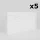 Lot de 5 filtres de rechange Ülka Bee, Ülka Nano ou Ülka Tornado pour une aspiration optimale dans le temps