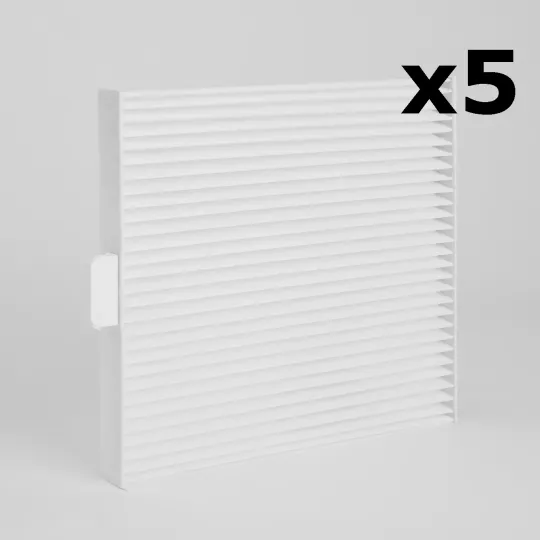 Lot de 5 filtres de rechange Ülka Premium pour une aspiration optimale dans le temps :