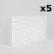 Lot de 5 filtres de rechange Ülka Handy et Tiny pour une aspiration optimale dans le temps :