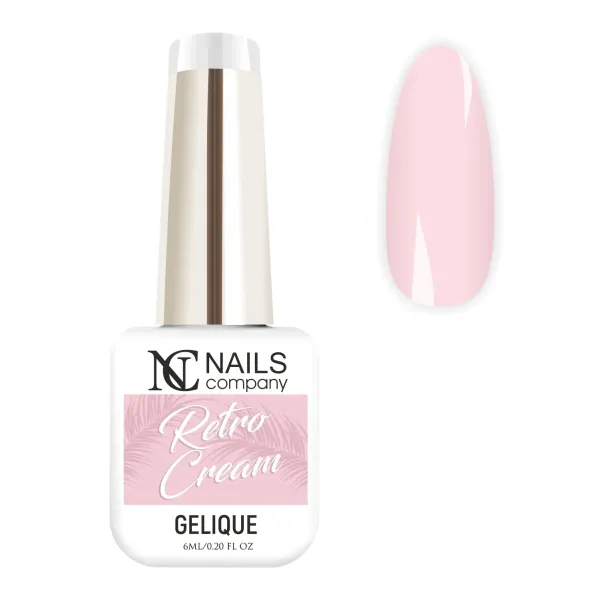 Vernis semi permanent rose poudré Retro Cream sans hema ni TPo