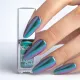 Mirror Powder Liquid 02, effet miroir liquide turquoise