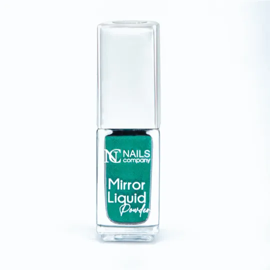 Mirror Liquid Powder 04, effet miroir vert émeraude à appliquer au pinceau