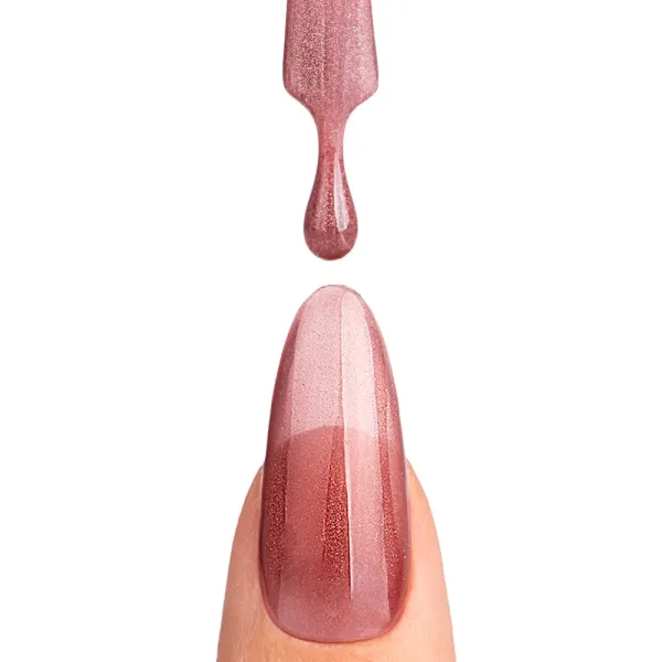 Vernis effet cat eye rose poudré Incanto 😺