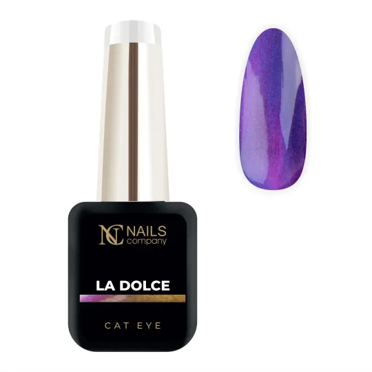 Vernis semi permanent magnétique violet La Dolce de la collection L'Art Cat Eye.