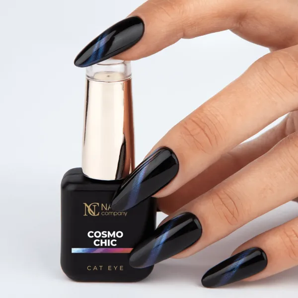 Vernis effet cat eye bleu Cosmo Chic 😺
