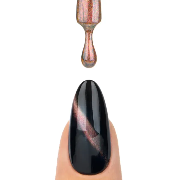 Vernis effet cat eye beige Nude Eleganza 😺