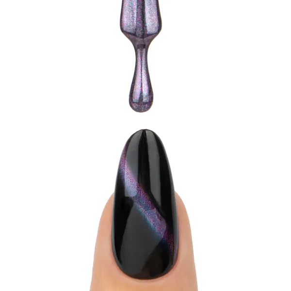 Vernis effet cat eye rose framboise Rosato Fizz 😺