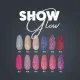 Show Glow 102 - Vernis à Paillettes Réflectives Dorées