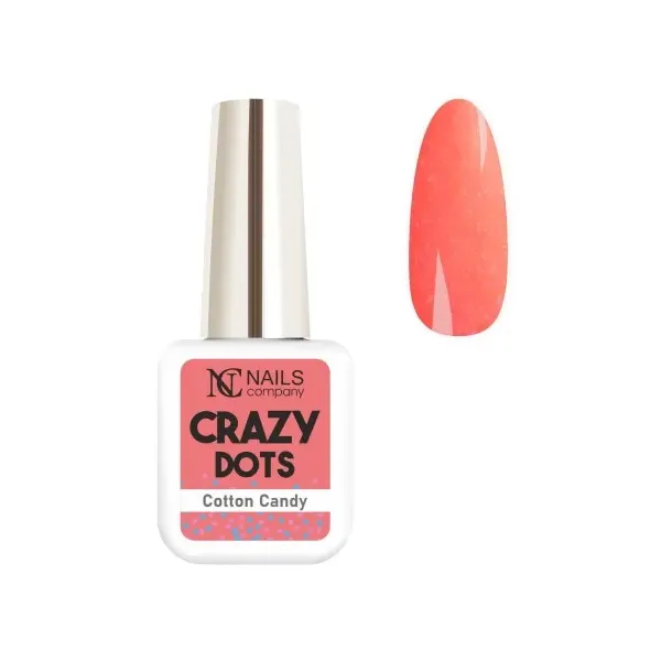 Vernis orange à effets Cotton Candy Nails Company