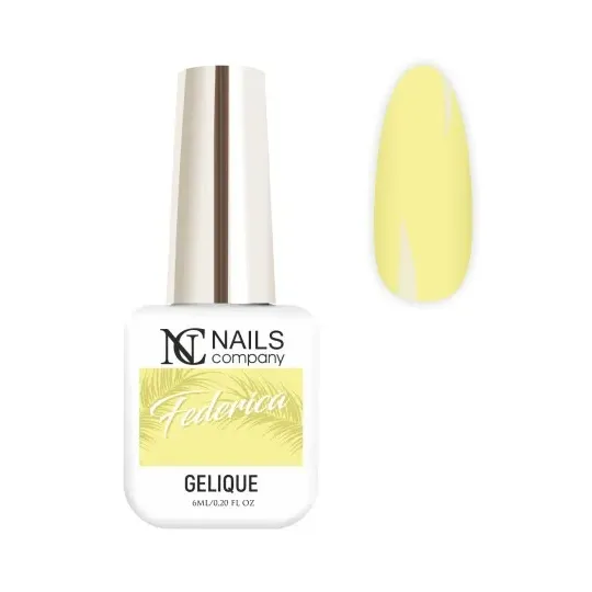 Vernis jaune pastel Federica Nails Company