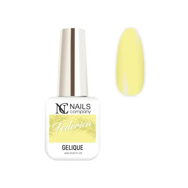Vernis jaune pastel Federica Nails Company