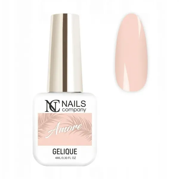 Vernis semi-permanent rose transparent Amore