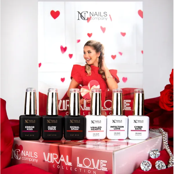 Kit vernis semi permanents roses et rouges Viral Love