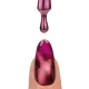 Vernis violet effet cat eye Error Kiss