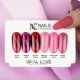 Collection de vernis semi-permanents magnétiques et pastels Viral Love par Nails Company