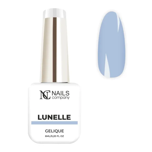 Lunelle : Un bleu ciel pastel, pur et frais, évoquant la clarté d'un matin d'hiver ou de printemps.