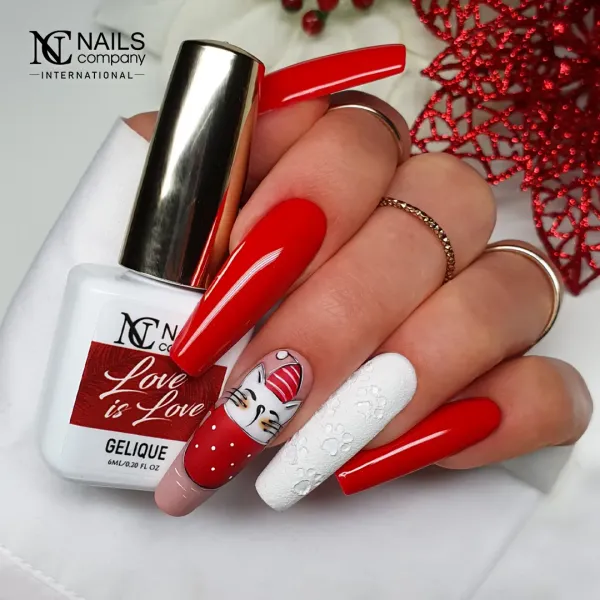 Inspiration ongle rouge