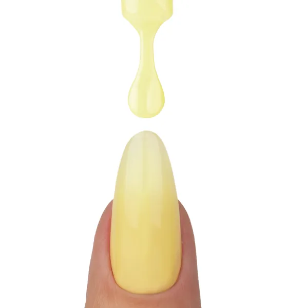 Vernis jaune pastel