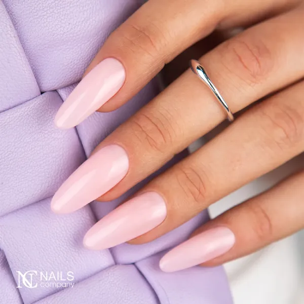 Inspiration ongle rose pastel