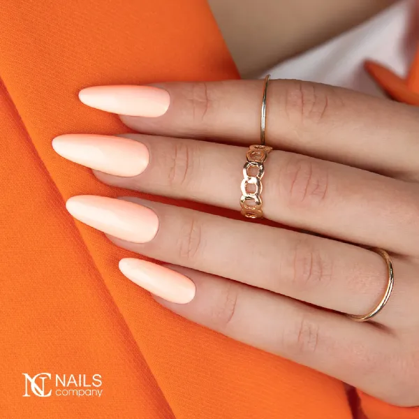 Inspiration ongle pêche pastel