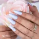 Inspiration ongles bleu ciel