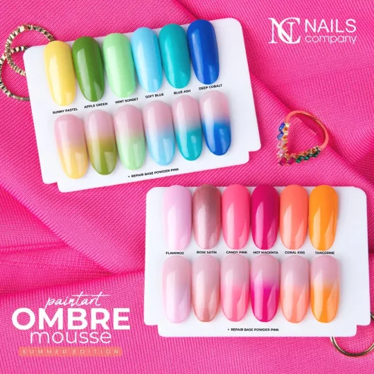 12 gels paints pour le nailart et les babyboomers