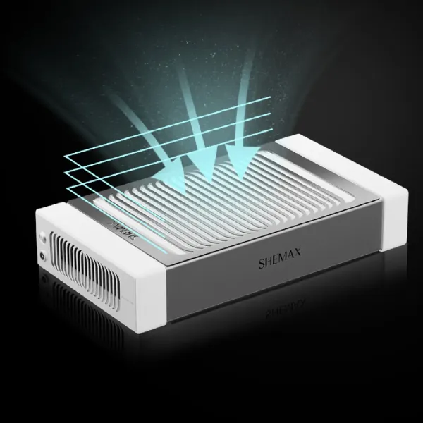 La forte capacité d'aspiration attire toute les poussières